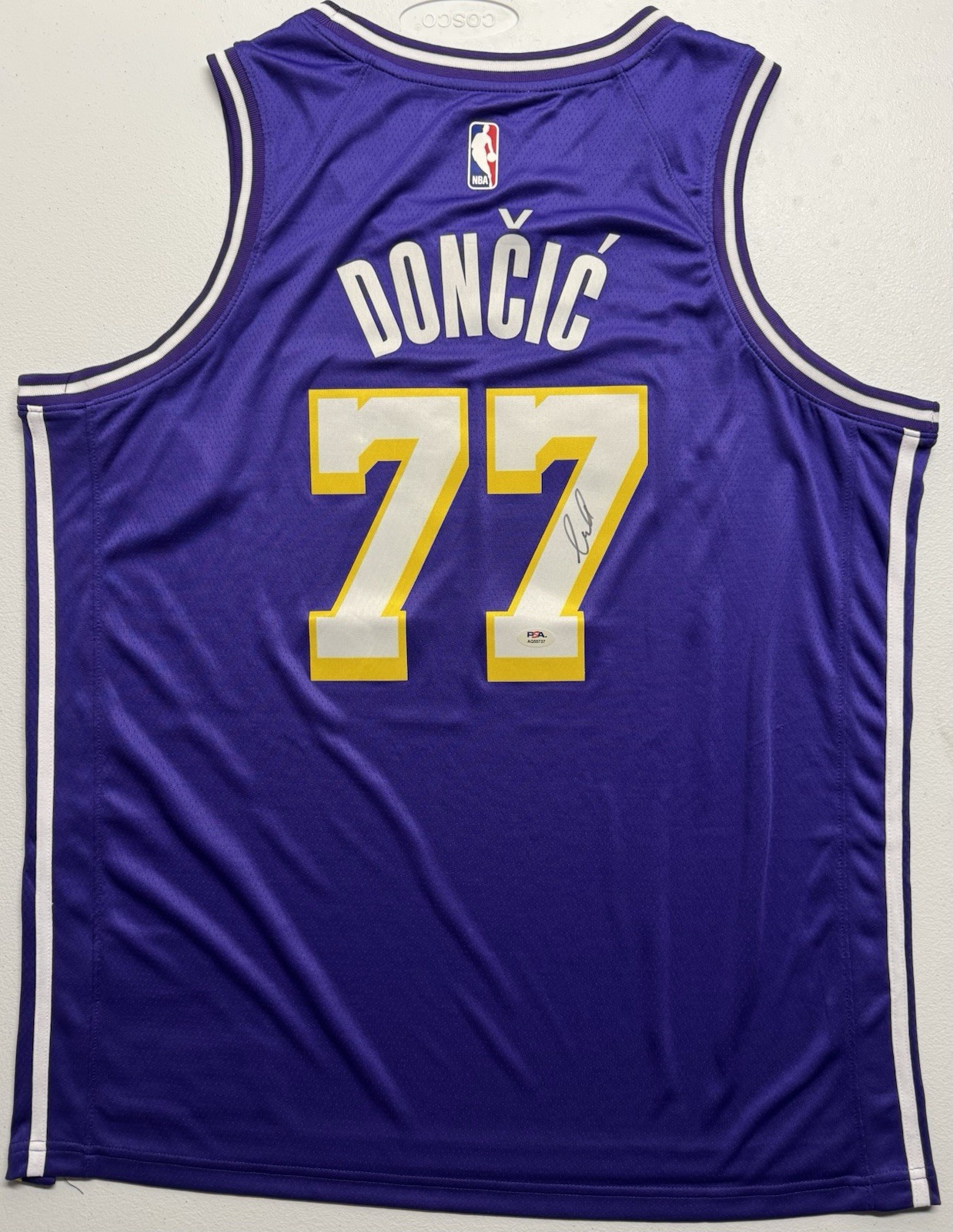 Luka Doncic Signed 2025 Statement Edition Lakers Jersey Autograph PSA/DNA COA