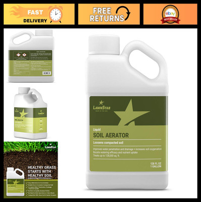 Liquid Lawn Aerator 1 Gallon - Soil Loosener, Improves Drainage & Oxygenation