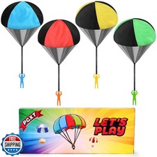Parachute Toy for Kids, Outdoor Toys Flying Parachute Men, Inside