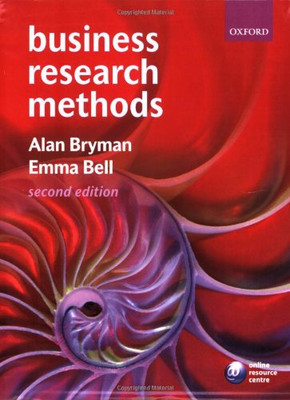 Business Research Methods - Bryman, Alan