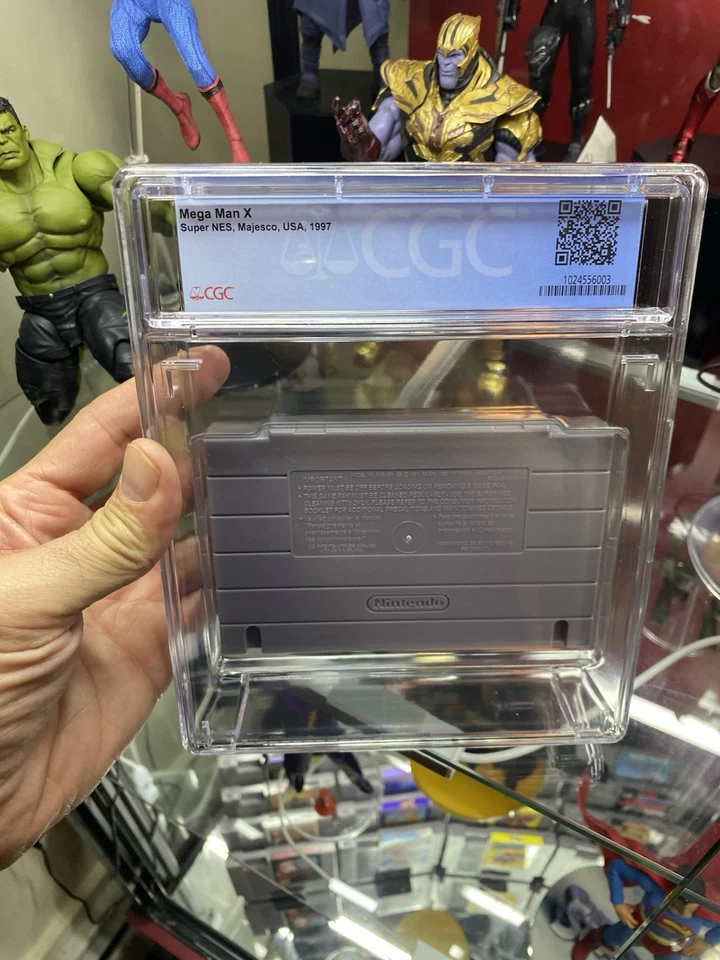 Cartucho Mega Man X CGC Super Nintendo Clasificado 9.8 POP 1 🔥🔥🔥🔥 Foto 3 de 4