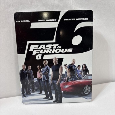 Fast & Furious 6 (Blu-ray & DVD & Digital 2013 STEELBOOK) 6th Vin Diesel Walker