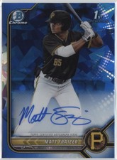 2022 Matt Fraizer Bowman Chrome Sapphire 1st Bowman Auto RC #BSPA-MF (H3363)