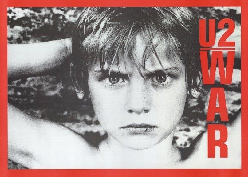 MUSIC POSTER ~ U2 War 1983 Original 32x23