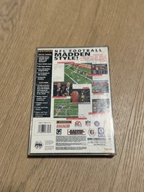 Madden NFL 97 (Sega Saturn, 1996) Complete in Box CIB With Map And Insert