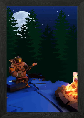 Outer Wilds gerahmtes Wandbild Poster Leinwanddruck Bild