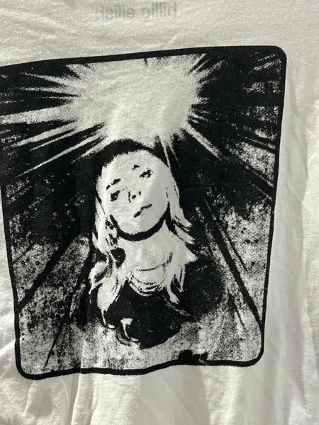 OFFICIAL BILLIE EILISH LOGO Oversized T-SHIRT 2022 Lash Music LLC H & M XXS