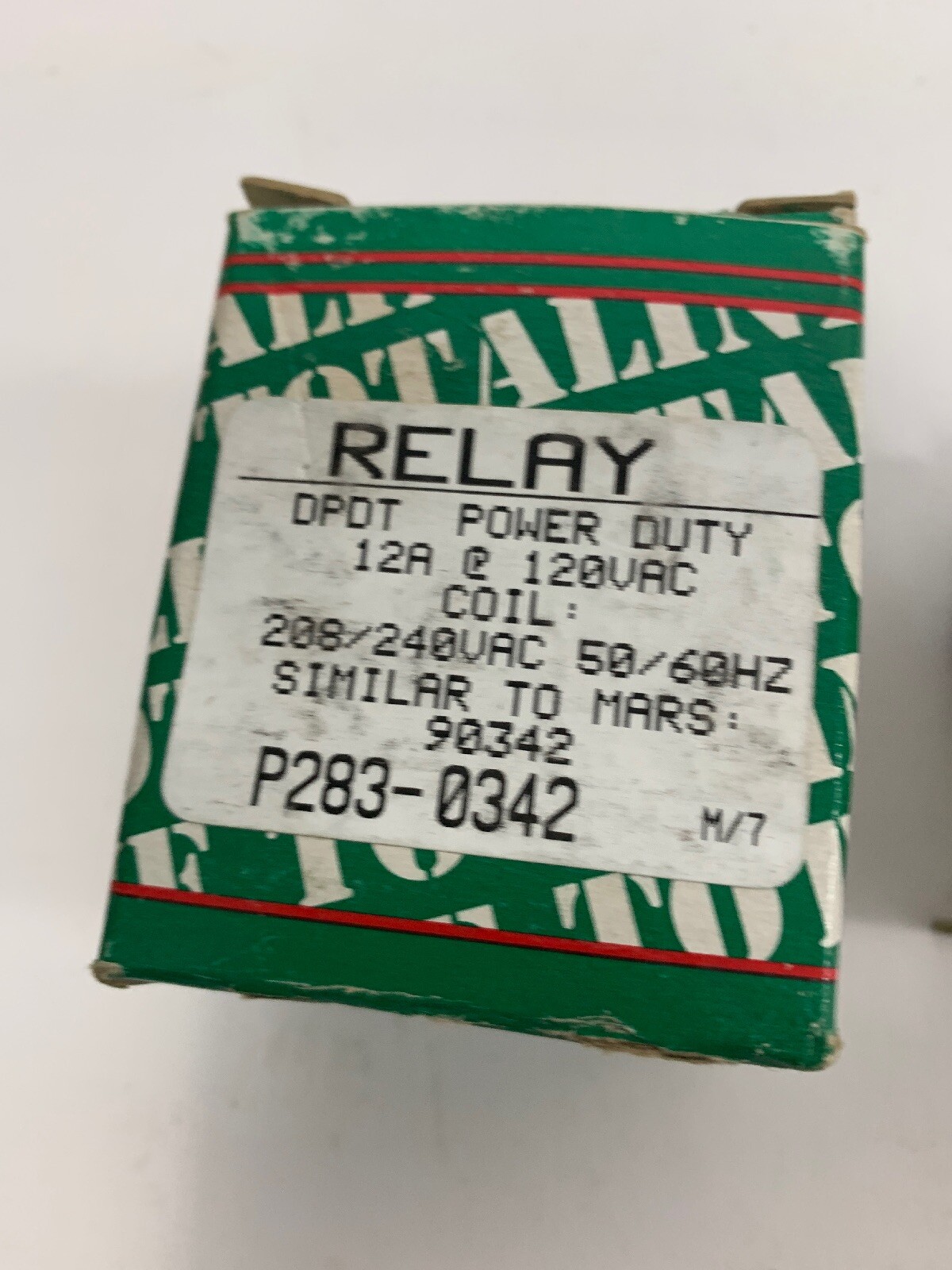 Totaline P283-0342 Relay DPDT Power Duty 12A / 120VAC Coil 208-240VAC ...