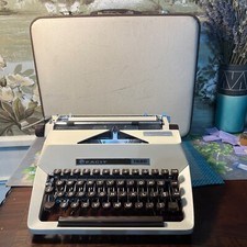 Vtg MCM Typewriter Facit Manual 1620 Case Accessories Sweden Working Retro 1960s thumbnail