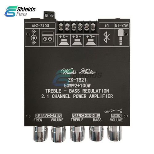ZK-1002T/ZK-TB21 Bluetooth5.0 Audio Power Amplifier Module 100W*2 50W*2+100W~ - Picture 25 of 33