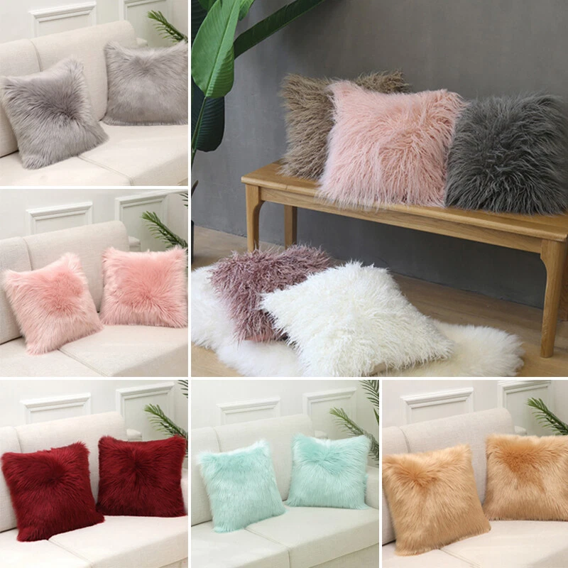 45 45cm Soft Fluffy Cushion Er Throw