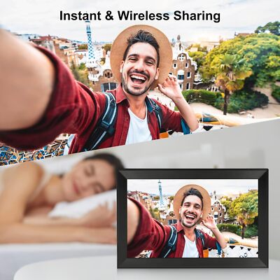 AEEZO 15.6 inch WiFi Digital Picture Frame HD Touch Digital Photo with 32GB