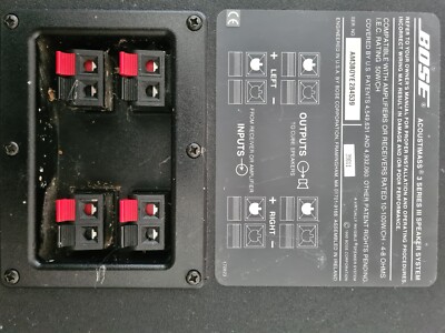 Bose Acoustimass Home Theatre Speaker System Acoustimass