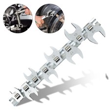 8pc 3/8" DR Metric Crowsfeet 10 - 19mm Spanner Socket Wrench Crowsfoot UK