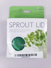Sprouting Jar Strainer Lid - Fits Wide Mouth Jars - For Growing Sprouts