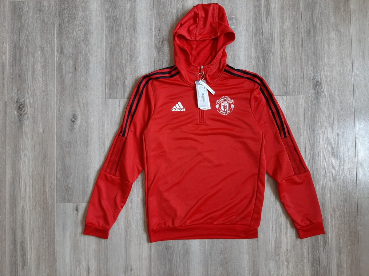 【レア☆MANCHESTER　UNITED】パーカー　OFFICIAL　赤　LL adidas Manchester United 25/26 Anthem Jacket (Red) - Soccer Wearhouse