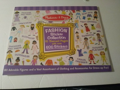 melissa and doug fashion sticker collection