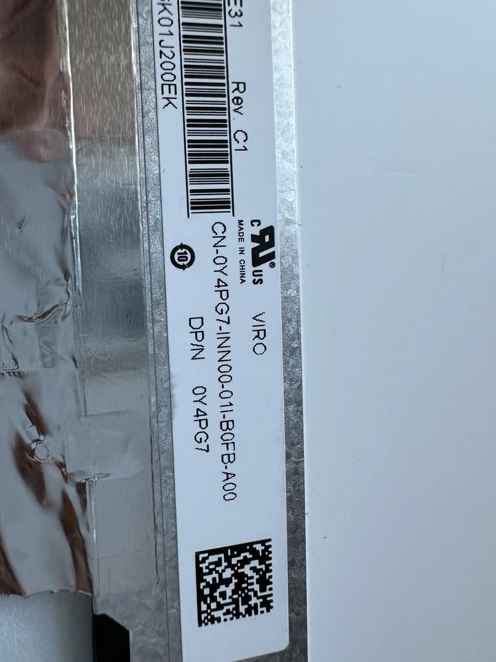 Genuine Dell Non Touch FHD IPS WideView LCD Screen LED 17.3" Screen Y4PG7 S15 - Image 4 of 4