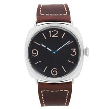 Panerai Radiomir 3 Days 47mm Steel Black Dial Hand Wind Mens Watch PAM00721