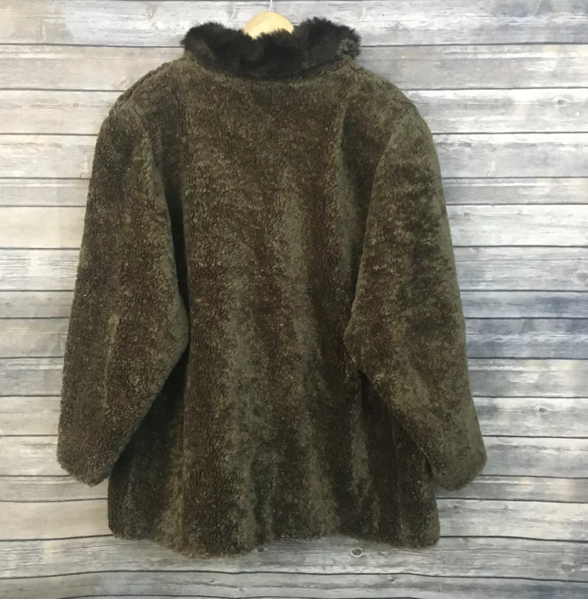 Scandinavian faux fur best sale coat