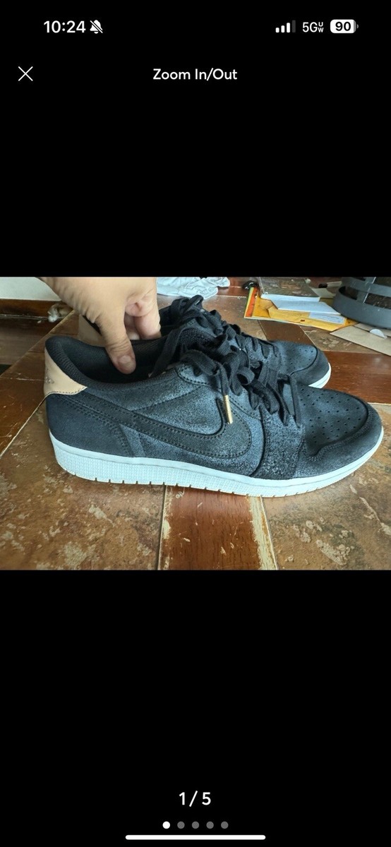 Nike Air Jordan Retro Low OG Premium Black Vachetta Tan 905136