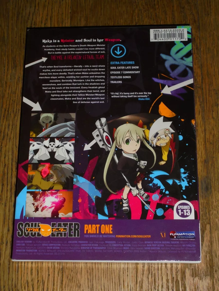 Soul Eater, Part 1 (episodes 1-13) anime DVD set