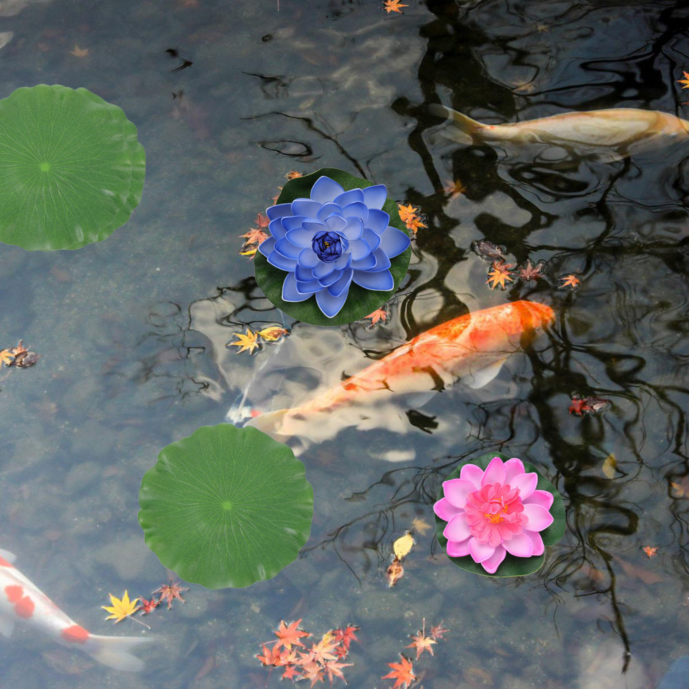 Floating Lily Pads for Ponds Fake Lily Pads Lilly Pad for Pond Floating