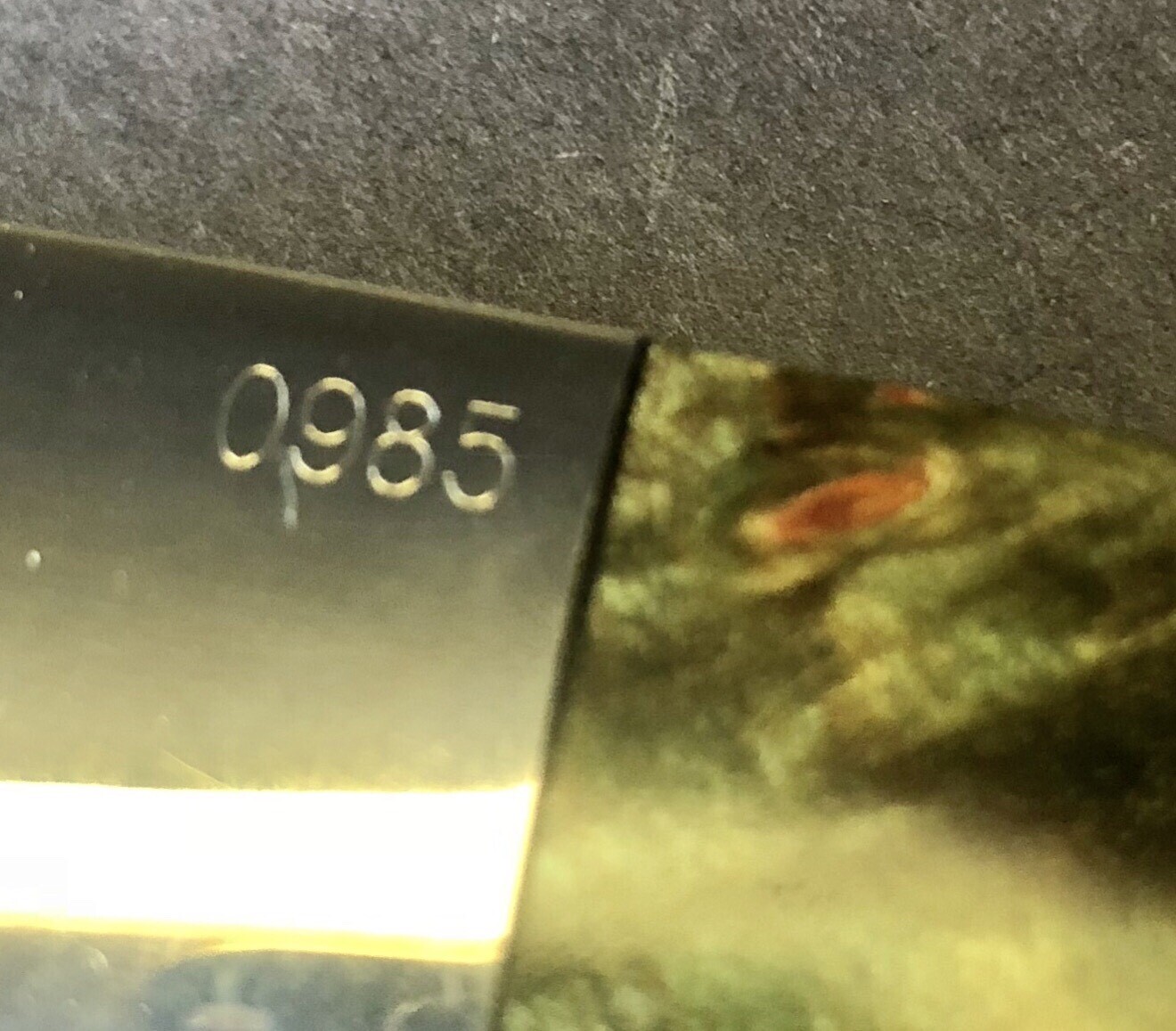 Schrade D'Holder Knife 0985 Green Burl wood eBay