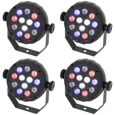 4x Kam Par 12 USB Licht Mini Par DJ Disco Party Licht