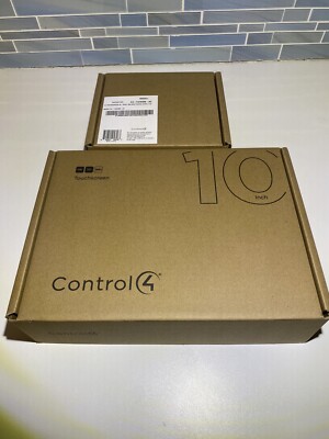 Control4 T4 Series In-Wall Touchscreen - Black C4-T4IW10-WH / C4 - T4IWMB - AC