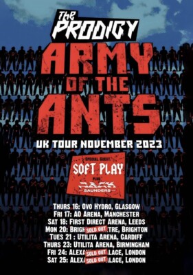 The Prodigy UK Tour 2023 A3 A4 Print Poster Album Unframed