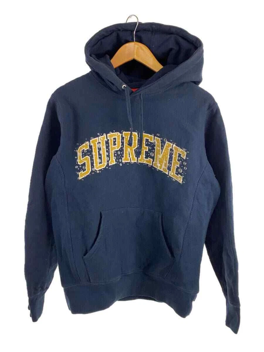 Sweat à capuche Supreme coton marine S d'occasion