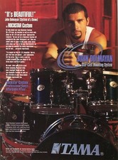 2000 Print Ad of Tama Rockstar Custom Drum Kit John Dolmayan of System of a Down