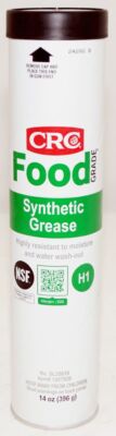 CRC Synthetic Food Grade High Temp Grease 14 Oz NSF H1 NLGI Grade 2 Lubricant