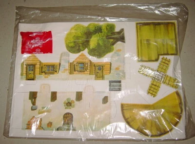 ESSO - GLUP'S, décor de Blanche Neige & les 7 Nains + une figurine. © 1971 - Photo 1/4