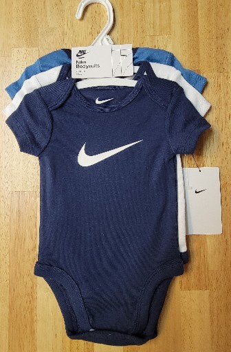 NIKE Bebé Niño/Niña Paquete de 3 BodySuits Surtidos Tallas 6 Mo OFERTA