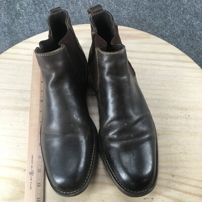 Original Penguin Black Leather Ankle Boots 11.5 An Original Penguin by Munsingwear Boots Mens 11.5 Chelsea  main image 4