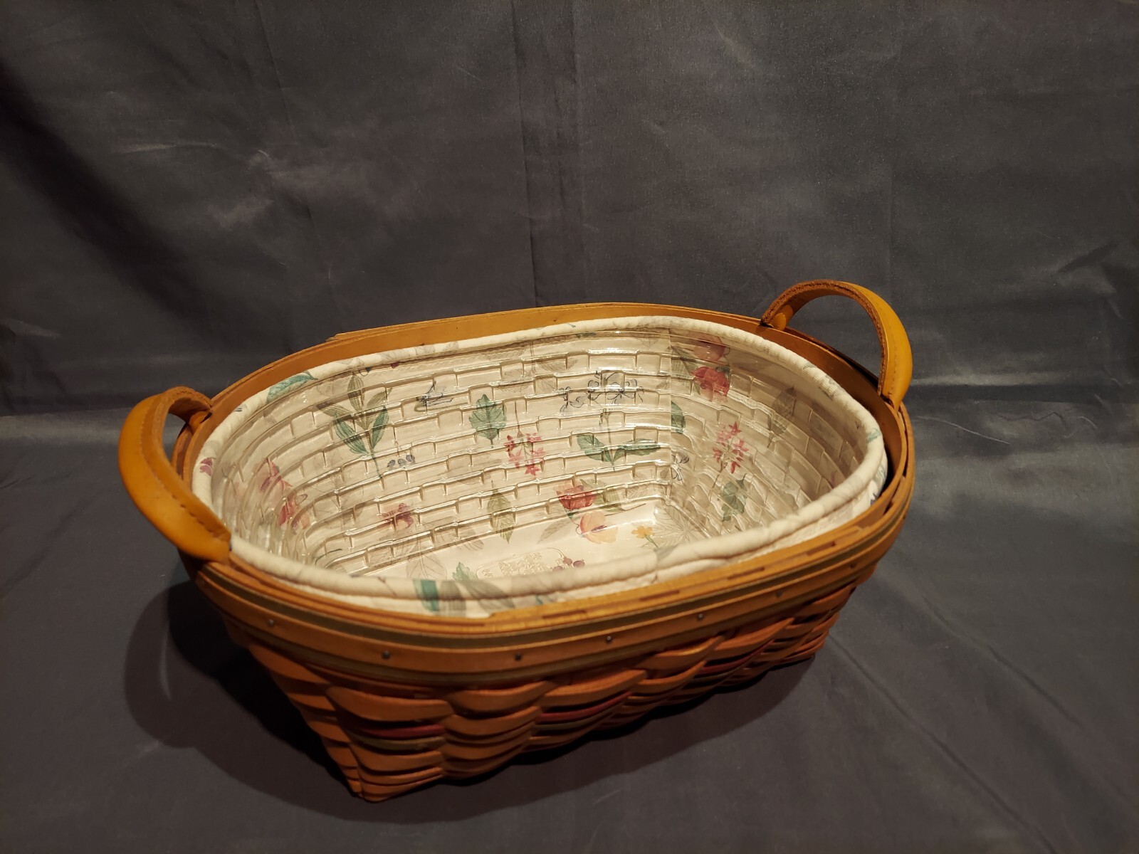LONGABERGER Autumn Reflections Large Daily Blessings Basket 2001 eBay