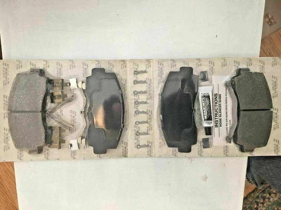 Kit de pastillas de freno de disco delanteras - Dodge, Mitsu, Toyota años 70-80 - Envío gratuito - MF136K Foto 3 de 3