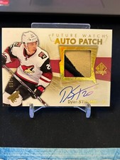 2016-17 SP Authentic Dylan Strome Rookie RC AUTO Future Watch Patch 056/249