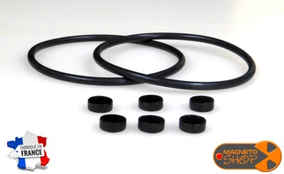 KIT RÉPARATION POUR PAIRE NAB STUDER REVOX 2 Toriques (o-ring) + 6 Pions (puck)