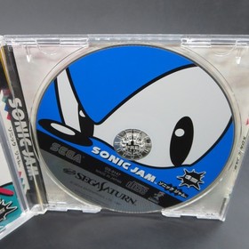 Sonic Jam Sega Saturn with Spine Card Inserts and Manual Japanese Version