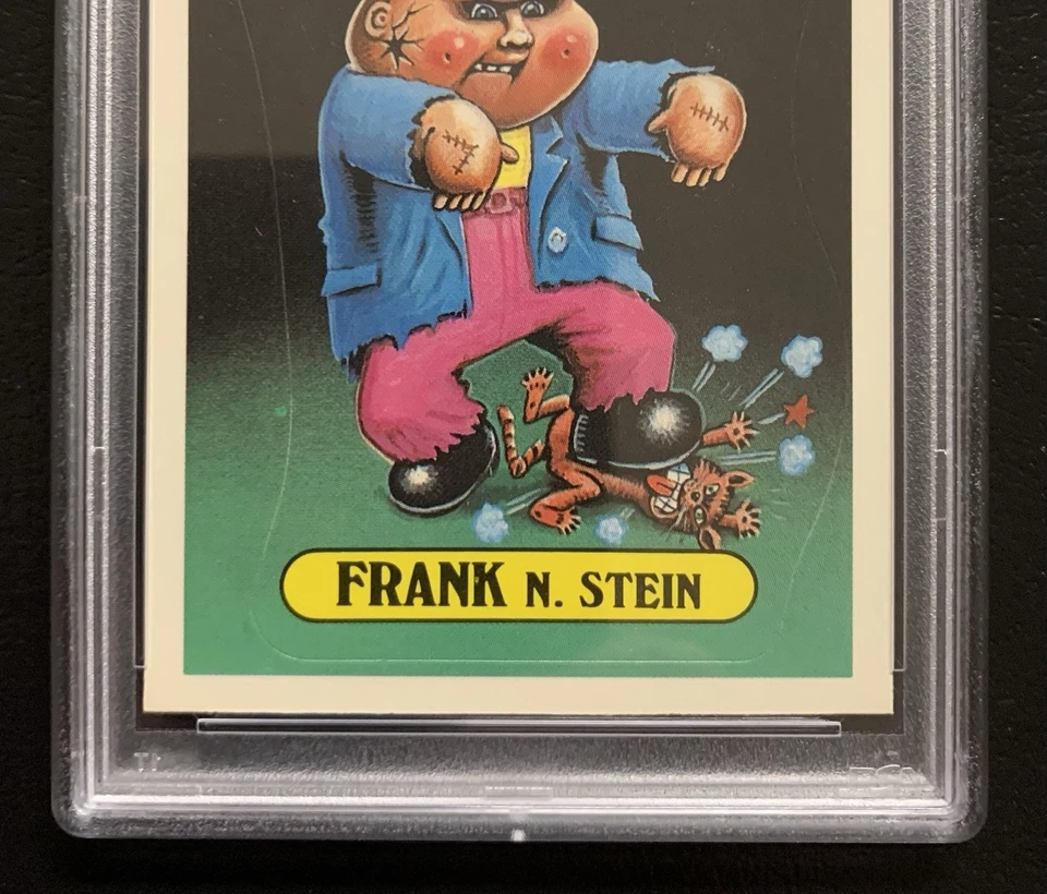 1986 Garbage Pail Kids OS3 Frank N. Stein 112a PSA 9 MINT-RARE NO COPYRIGHT! TWT - Image 2 of 4
