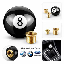 Ball Gear Shift Knob Black Universal Manual Fit Vw Bmw Ford Subaru 8