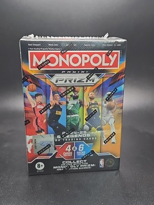 monopoly panini prizm: 2024-25 nba basketball trading cards booster box Monopoly Panini Prizm: 2024-25 NBA Basketball Trading Cards Booster Box  *SEALED*