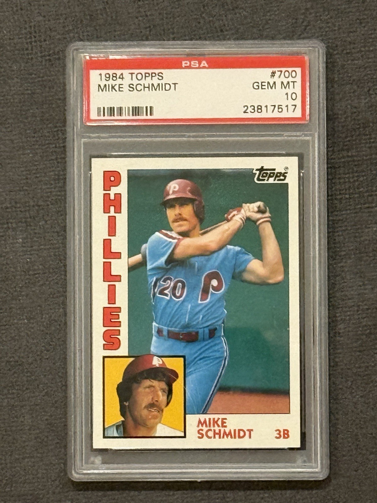 1984 Topps - Mike Schmidt #700 psa 10 Gem Mint