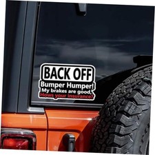 2pcs Back Off Bumper Humper Humorous Warning Messages Vinyl Car Stickers 2pcs Back Off Bumper Humper Humorous Warning Messages Vinyl Car Stickers