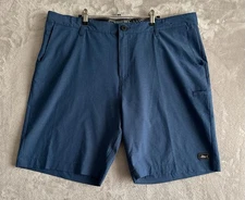 Pelagic Mako Hybrid Shorts 9” Men's Size 42 Blue Stretch Performance Fishing