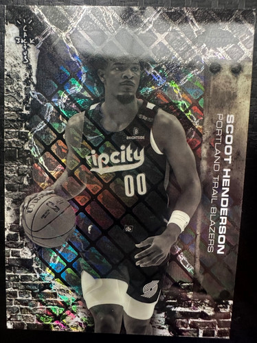 Scoot Henderson 2025-26 Topps Chrome Cactus Jack Logofractor #38 Trail Blazers