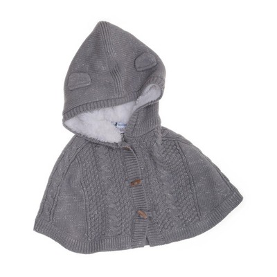 Vertbaudet, Cape, Größe: 60, Grau/Silber, Acryl/Metallfaser/Polyester #abr